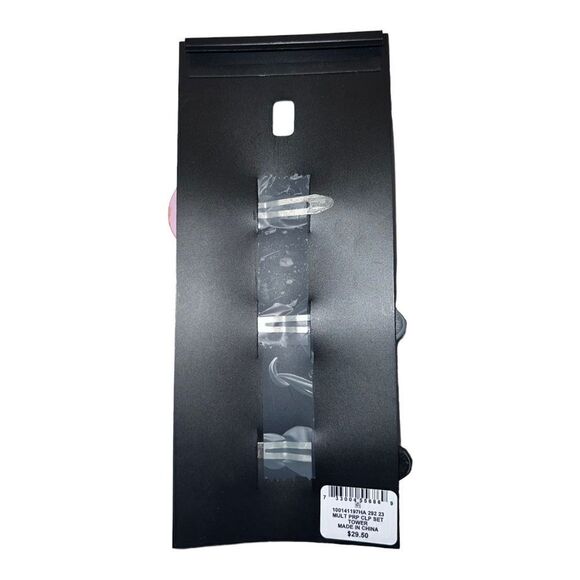 INC International Concepts 3 Piece Silver-Tone Sequin Hair Barrette Set New - Picture 3 of 3